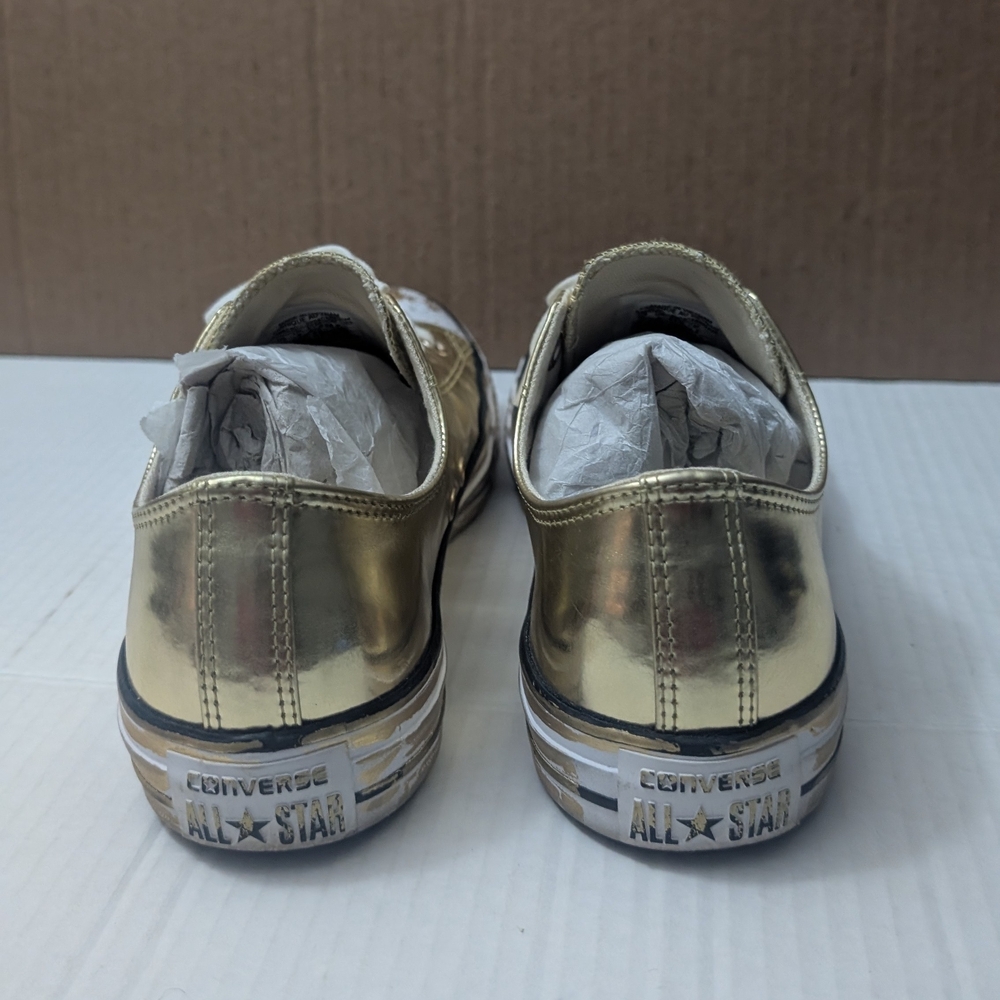 Converse All Star Women's Sneakers Size 10 Synthetic Gold - Picture 5 of 10